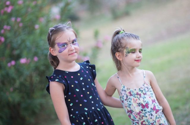Face painting na rođendanu