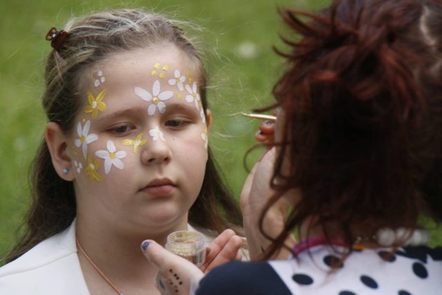 Face painting na family day-u, obiteljski dan