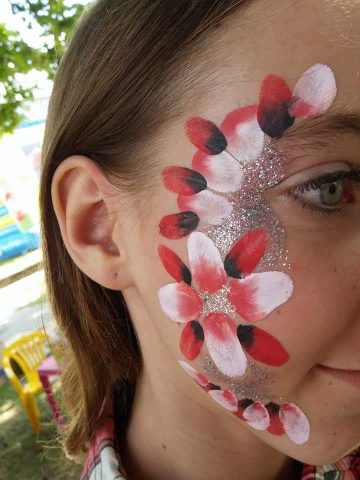 Glitter oslikavanje lica