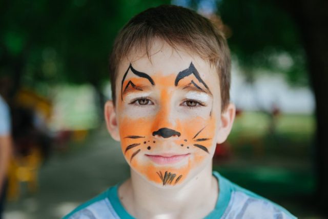 Animino tigar face painting uz boje za crtanje po licu