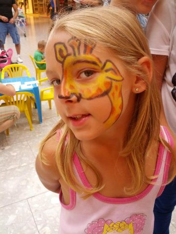 Slikanje životinja na lice uz Animino face painting