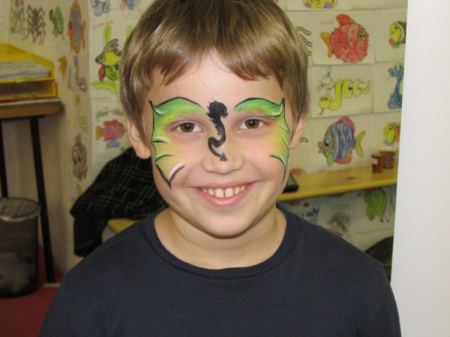 Dragon face painting uz Animino oslikavnje lica