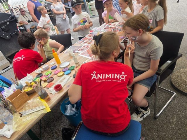 oslikavanje-lica-animino-event Face painting s nogometnim motivom i navijačkim plamenom