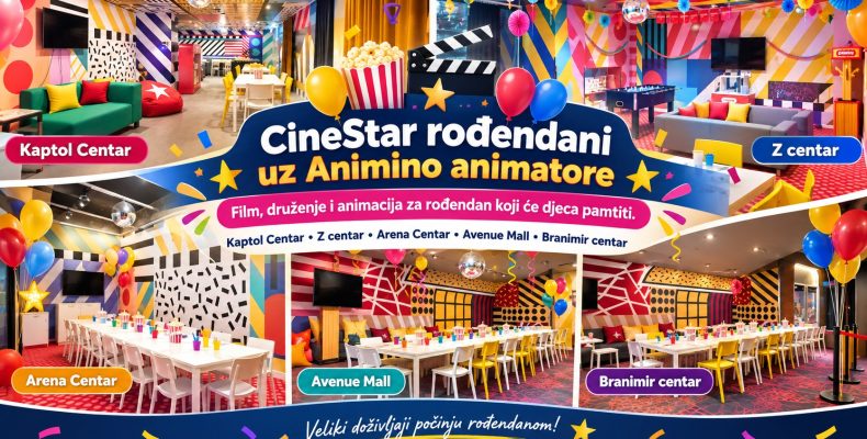 CineStar dječji rođendan s Animino animatorima